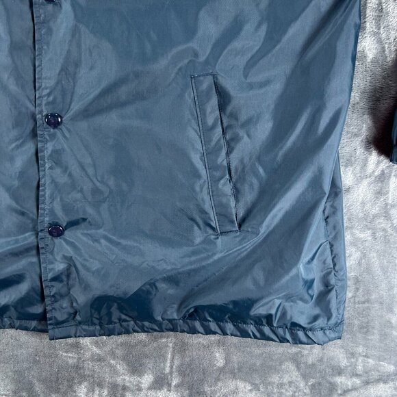 Auburn Sportswear Nylon Coach Jacket Men XL Pony Baseball Softball Vintage 80's - Picture 16 of 16